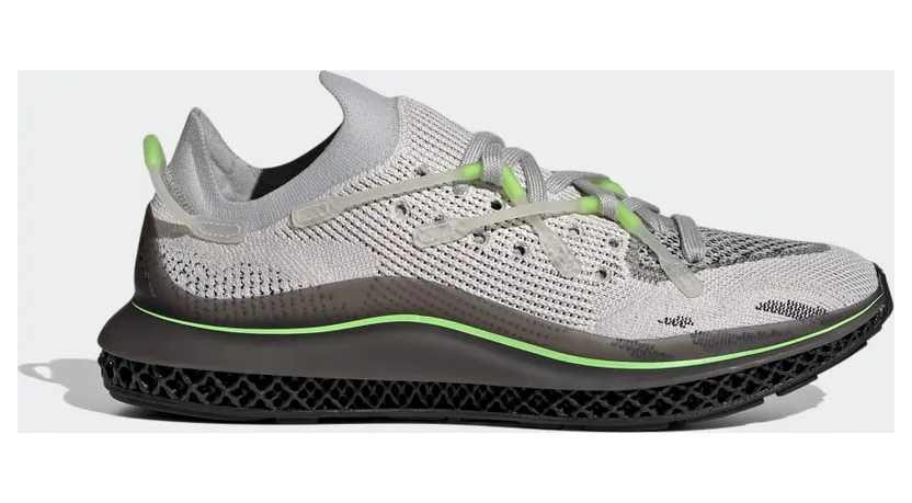 adidas 4D Fusio Schuh Grey One / Core Black / Signal Green (H04511)