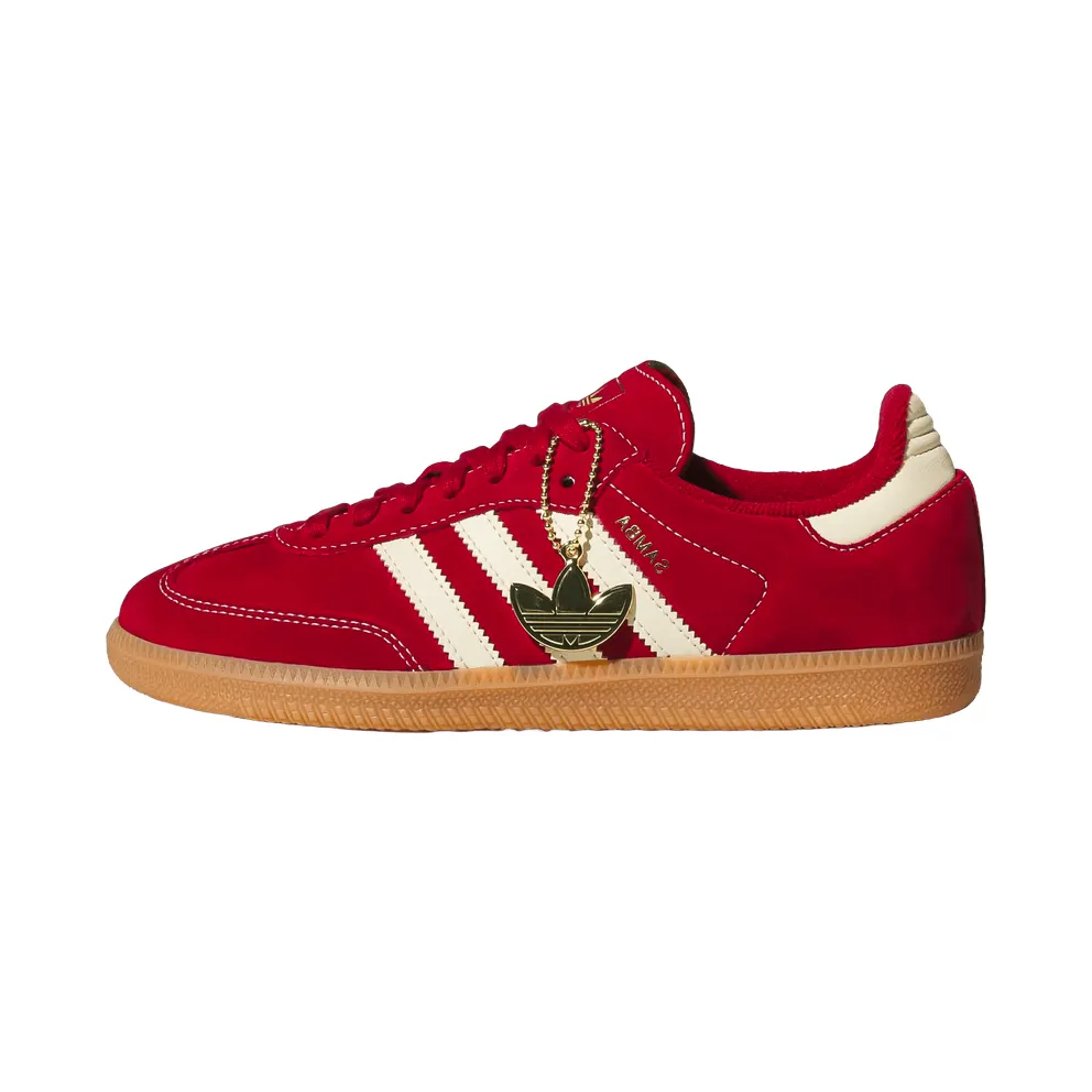 Adidas Samba OG Womens “Team Victory Red / Warm Vanilla” (KZ9345)