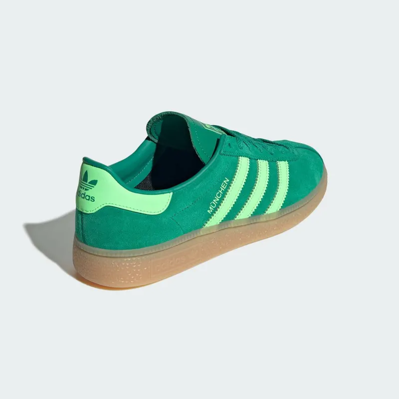 Adidas Muenchen Court Green / Lime Burst / Gum (JS3997)