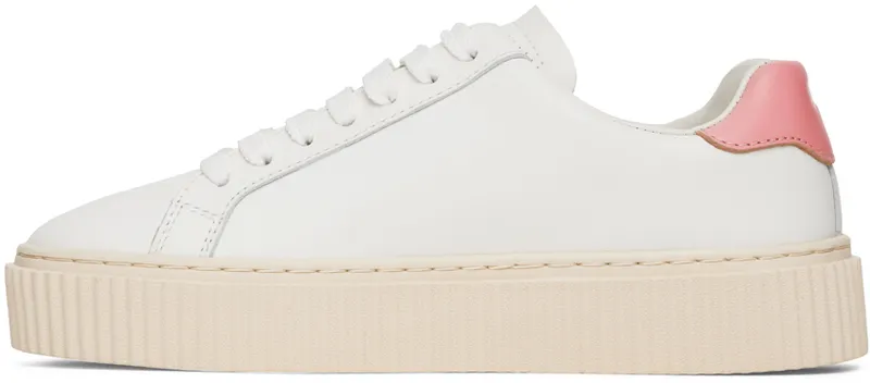 Palm Angels Palm One Platform “White/Pink” (PWIA035F22LEA0030130)