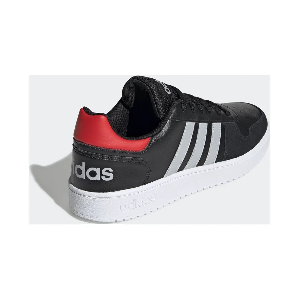 adidas Hoops 2.0 Core Black Core Black/Grey Two/Active Red (EE7800)