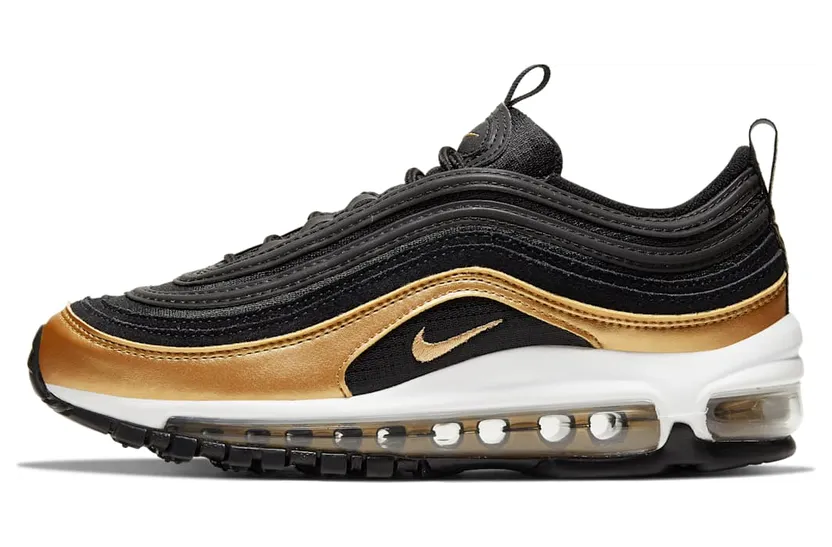 Nike Air Max 97 Black Metallic Gold (GS)