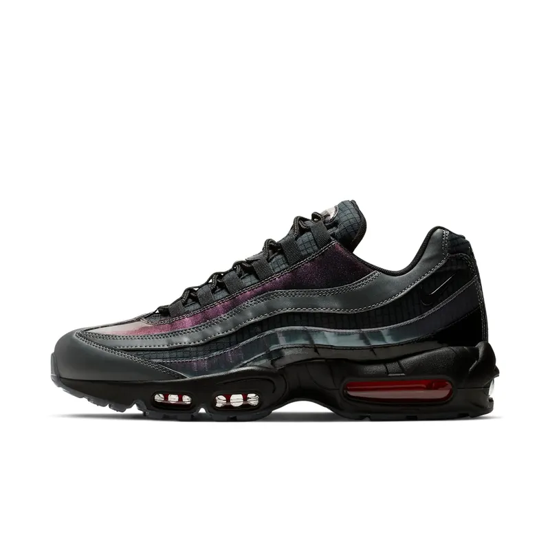 Nike Air Max 95 LV8 Black Black/Ember Glow-Dark Grey (AO2450-001)