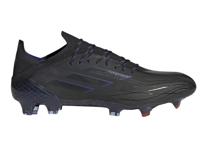 adidas X Speedflow.1 FG Core Black Sonic Ink Solar Yellow (FY6867)