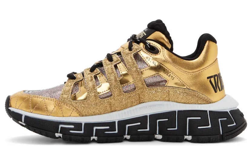 Versace Gold Trigreca Sneakers (DSU8094 1A02748) (3)