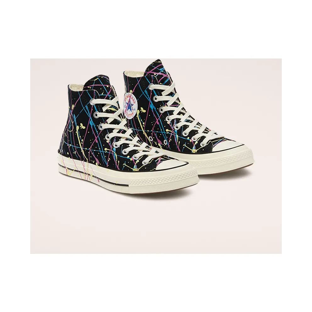 Converse Archive Paint Splatter Chuck 70 High Top Black/hyper Magenta/egret (170801C)