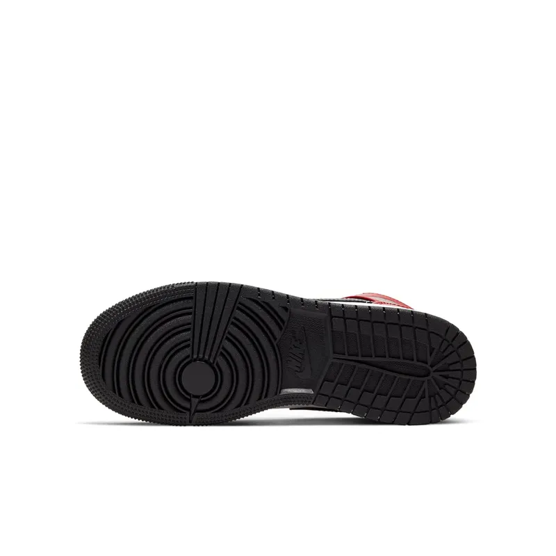 Air Jordan 1 Mid Chicago Black Toe (GS) (2020) (554725-069)