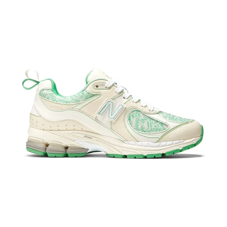 New Balance 2002R GANNI Turtledove – “Cream / Green” (M2002RGC)