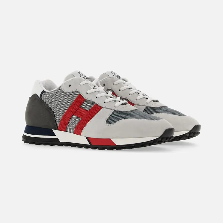 Sneakers Hogan H383 Grey Red (HXM3830AN51MVC0A1D)
