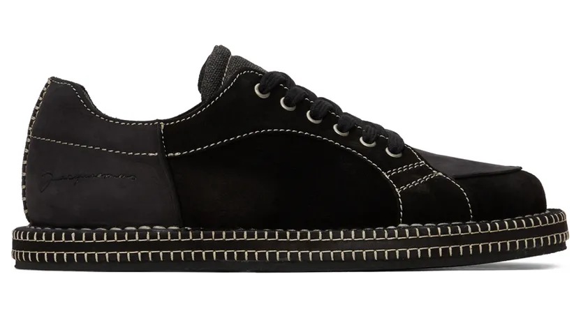 Jacquemus Black ‘Le Chaussures Blé’ Sneakers (215FO04-215 400990)
