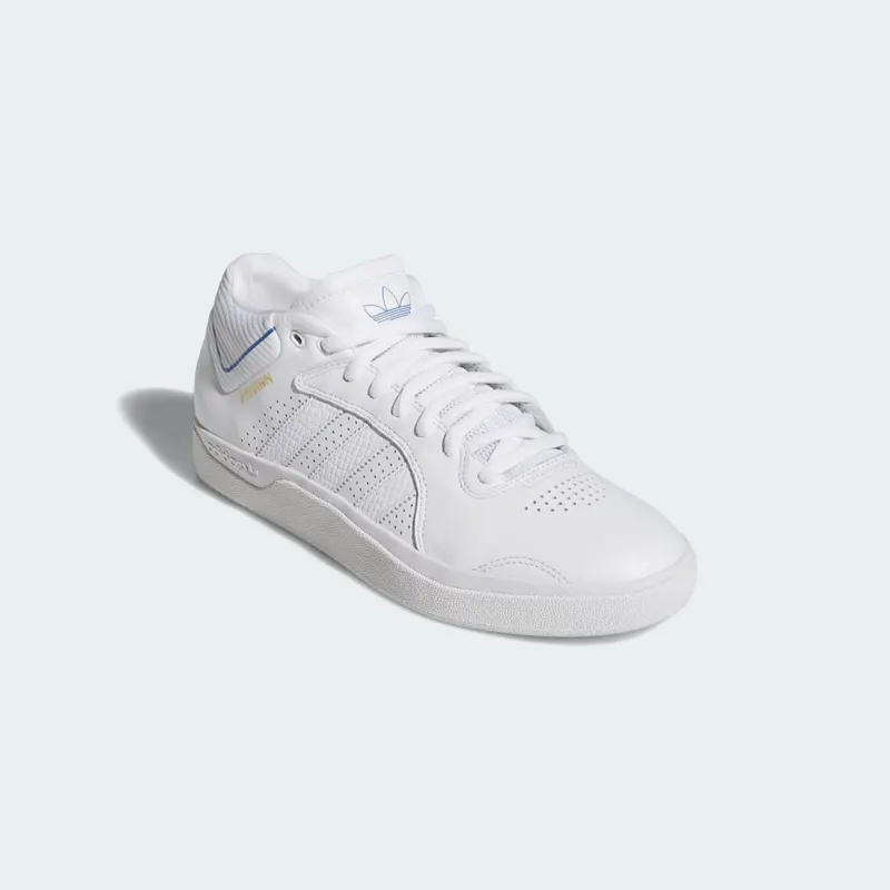 Adidas Tyshawn Shoes Cloud White / Blue Bird / Gold Metallic (JI0867)
