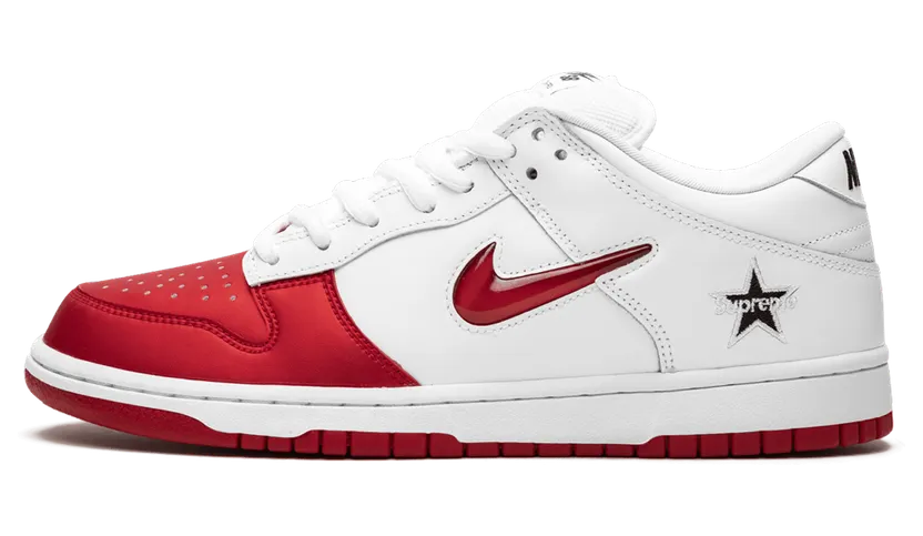 Nike SB Dunk Low Supreme – White Red (CK3480-600)