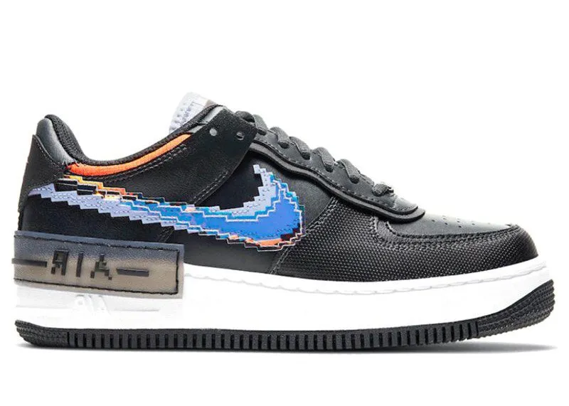 Nike Air Force 1 Low Shadow 8 Bit Black (CV8480-001)