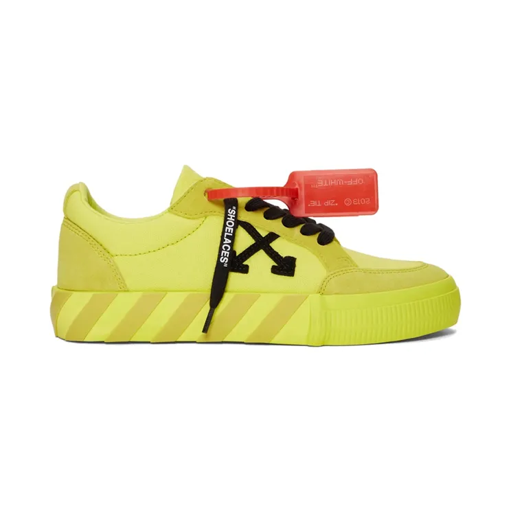 OFF-WHITE Vulc Low Yellow Canvas FW19