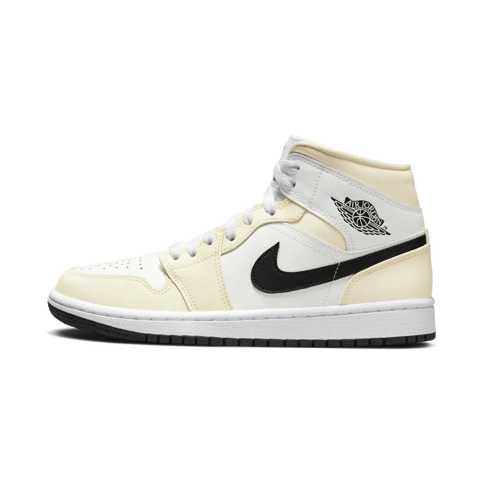 Air Jordan 1 Mid Coconut Milk – “Coconut Milk / Black-summit White-white” (BQ6472-121)