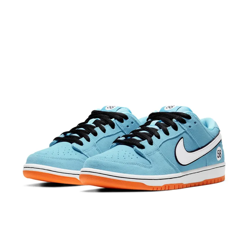 Nike SB Dunk Low Club 58 Gulf Blue Chill/Safety Orange-Black-White (BQ6817-401)