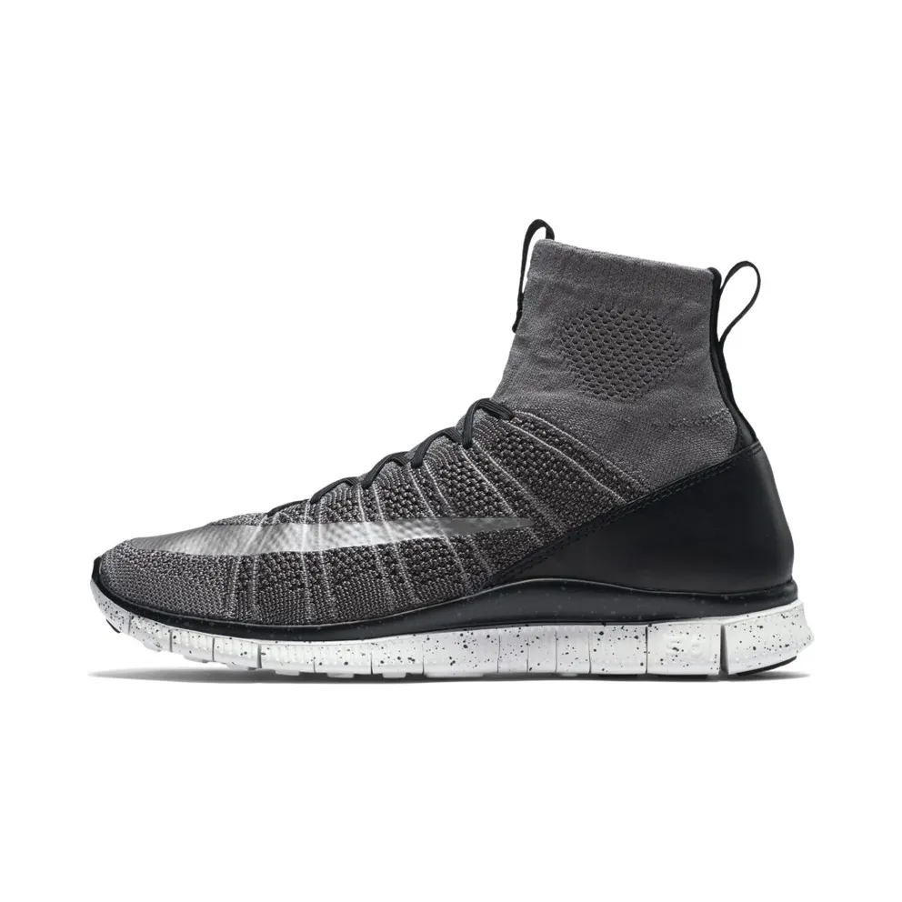 Nike Free Flyknit Mercurial Dark Grey Dark Grey/Silver-Black-Summit White (805554-004)