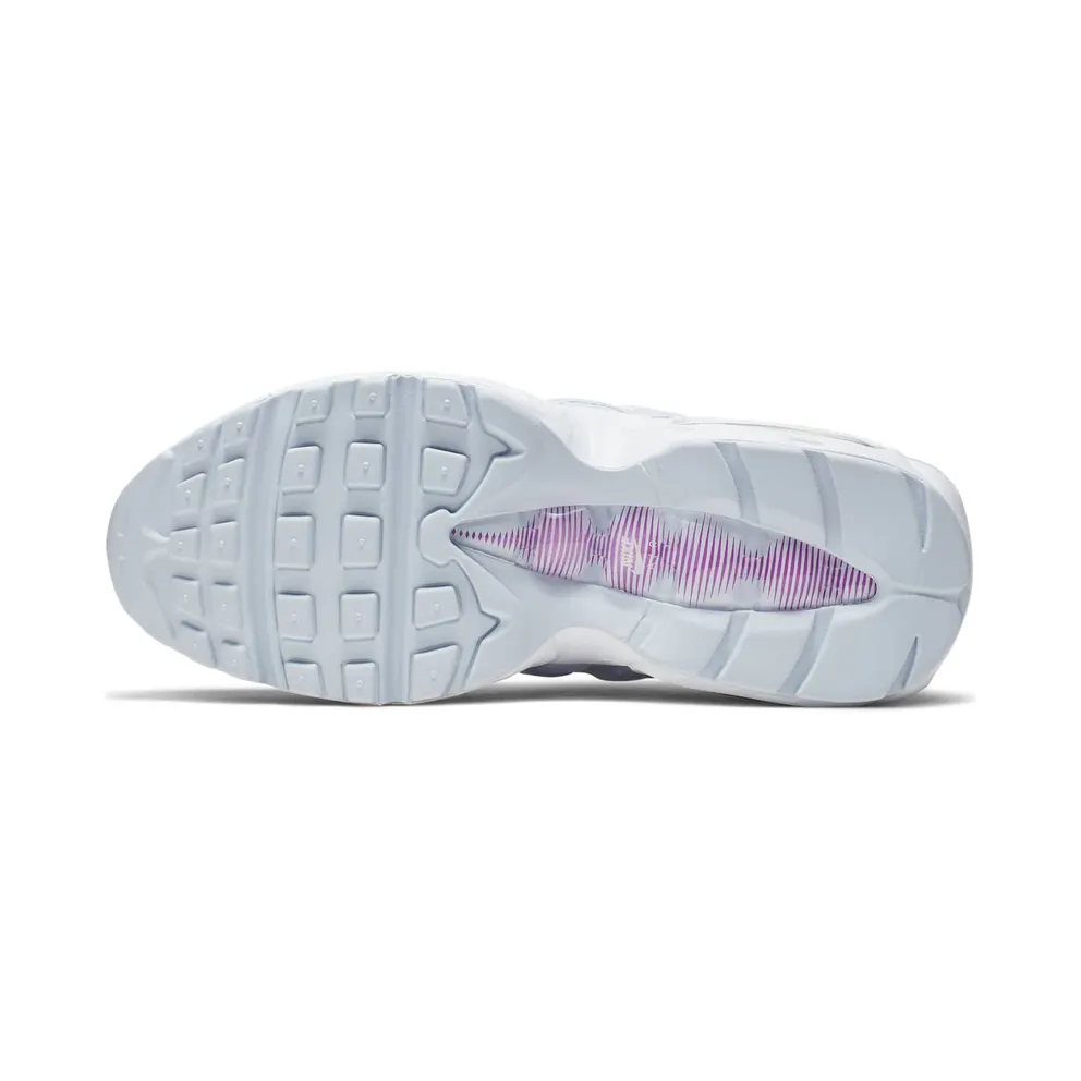 Nike Air Max 95 Football Grey Hyper Violet (W) Football Grey/Summit White-White-Hyper Violet (307960-023)