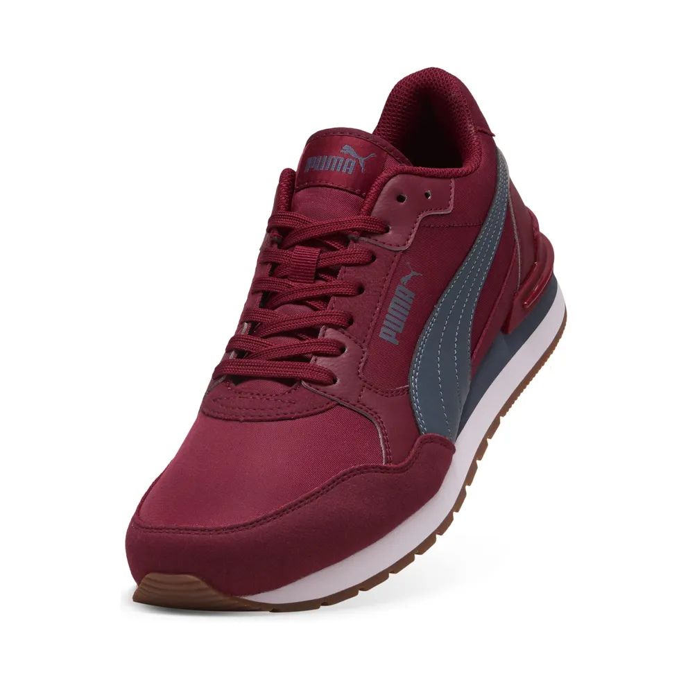 Puma ST Runner v4 Nylon “Garnet Glow / Evening Blue / Puma White / Gum” (399069_30)