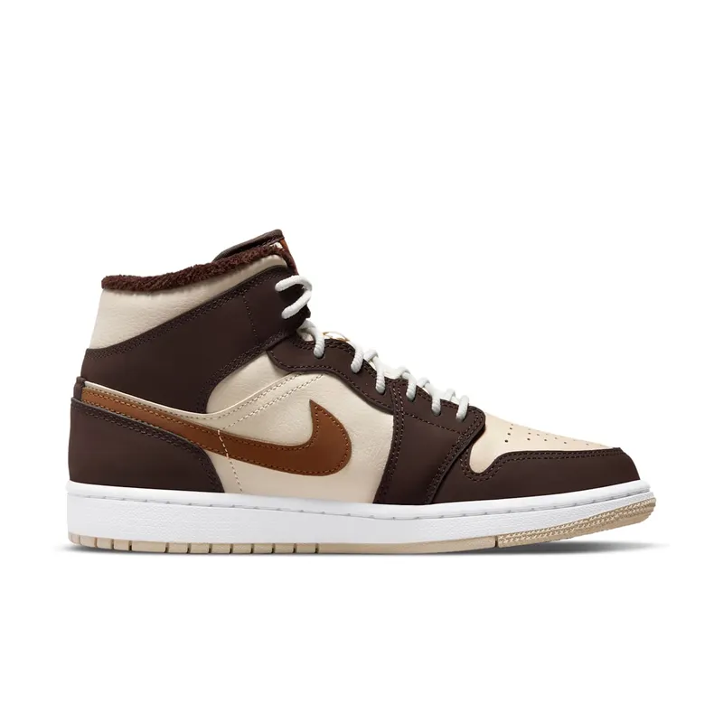 Jordan 1 Mid SE Brown Basalt Oatmeal (W) (DO6699-200)