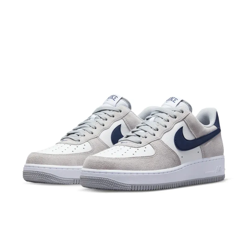 Nike Air Force 1 Low ’07 Light Smoke Grey Midnight Navy (FD9748-001)