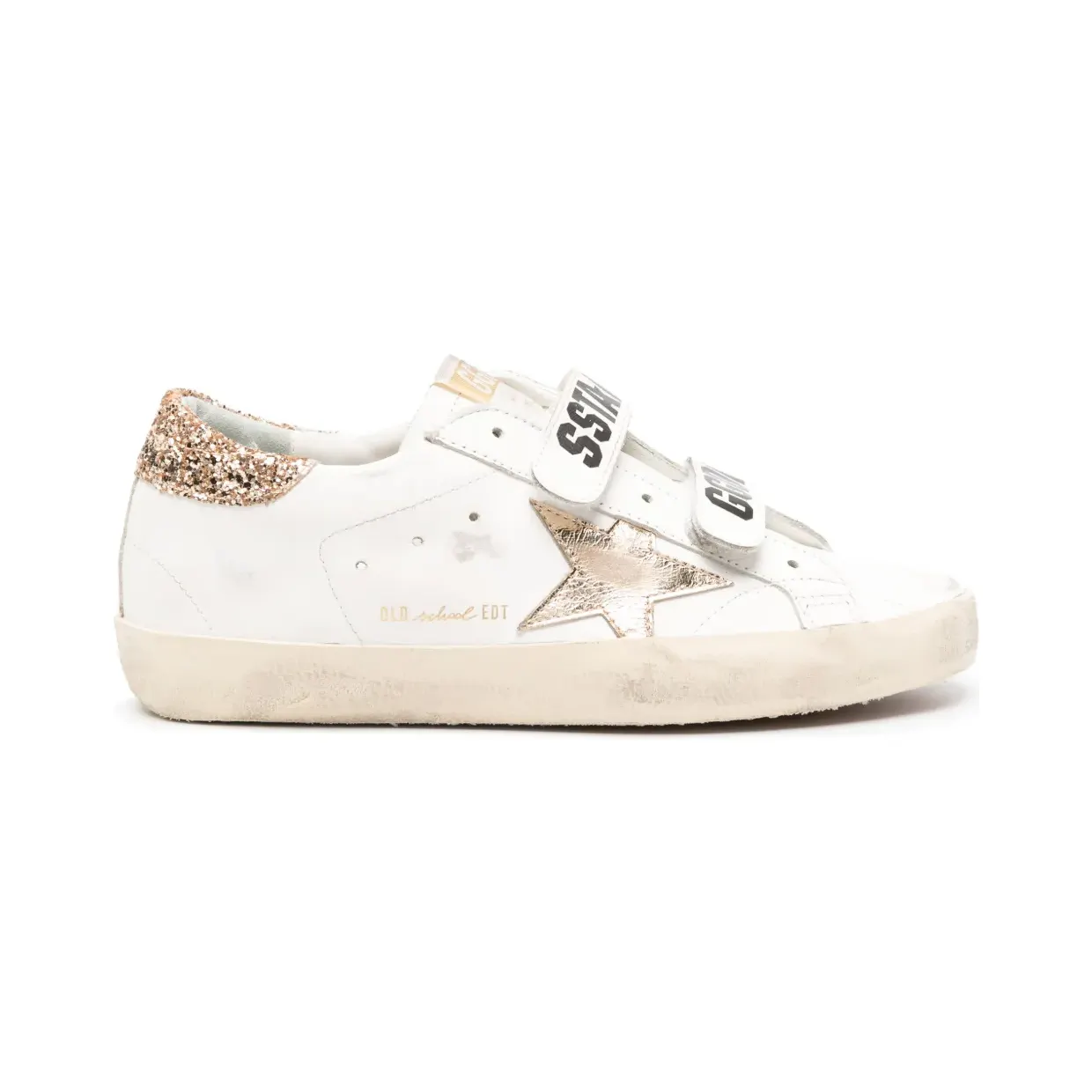 Golden Goose Old School leren “White” (GWF00111F002154)