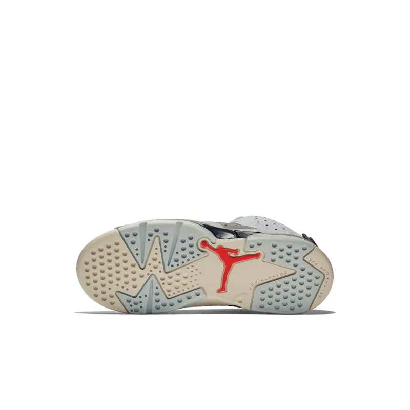 Jordan 6 Retro Tinker (PS) White/Infrared 23-Neutral Grey-Obsidian (384666-104)
