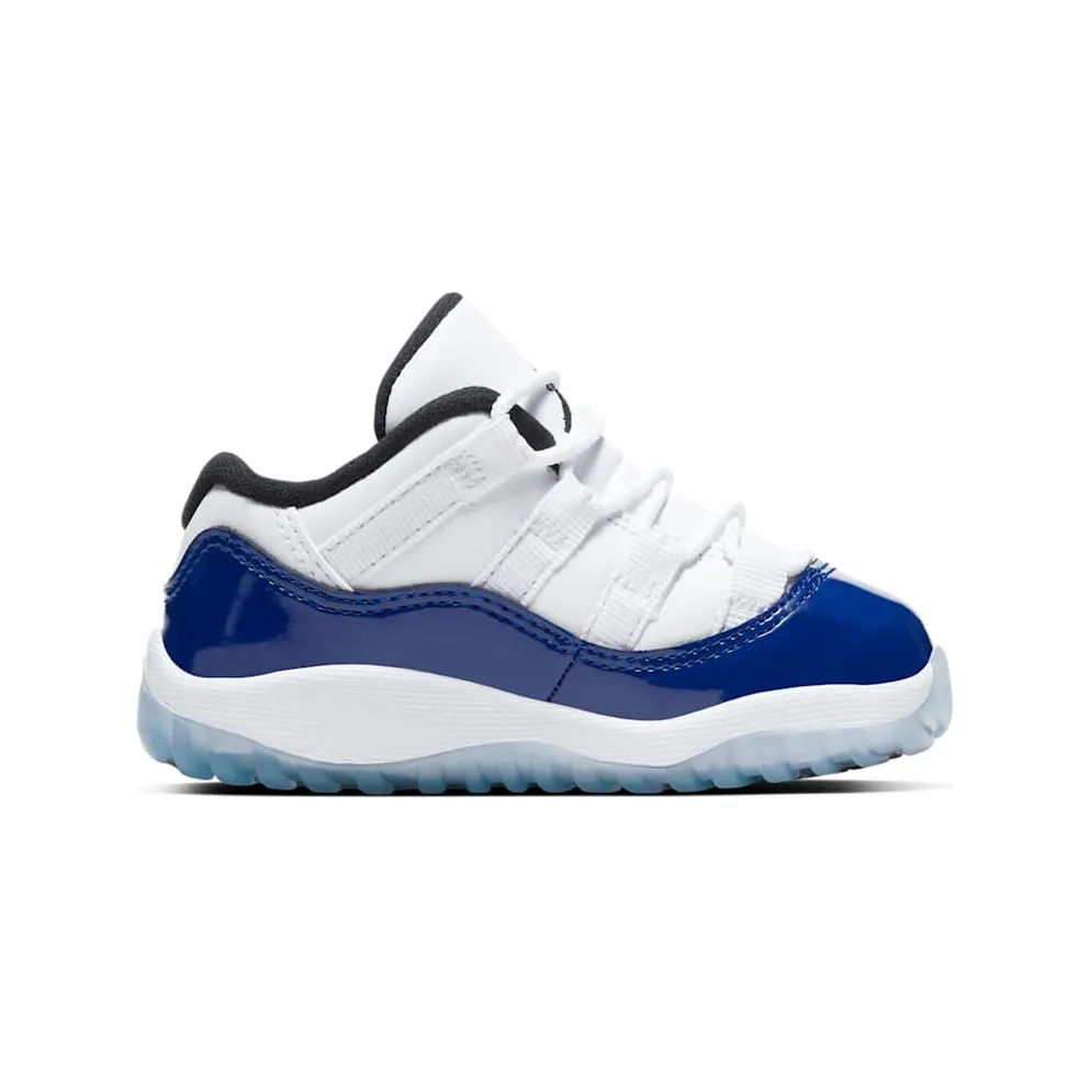 Jordan 11 Retro Low White Concord (TD) White/Black-Concord (645107-100)