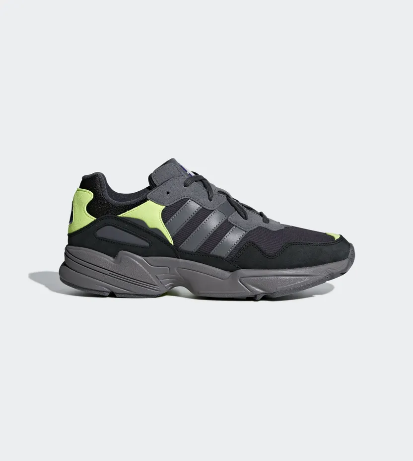 Adidas Yung-96 ‘Carbon’ Carbon/Grey/Solar Yellow (F97180)