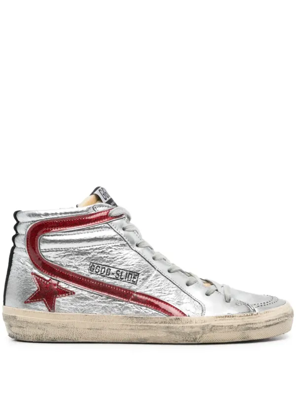 Golden Goose Slide Classic sneakers – Silver (GWF00115F002914)