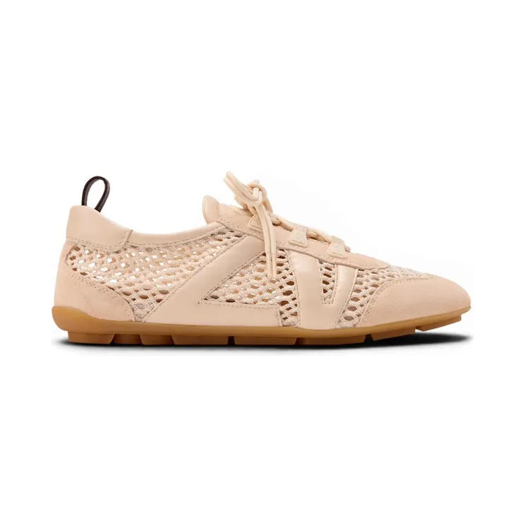 Louis Vuitton LV Sneakerina Rose Powder Mesh Gum (1AK59Z)