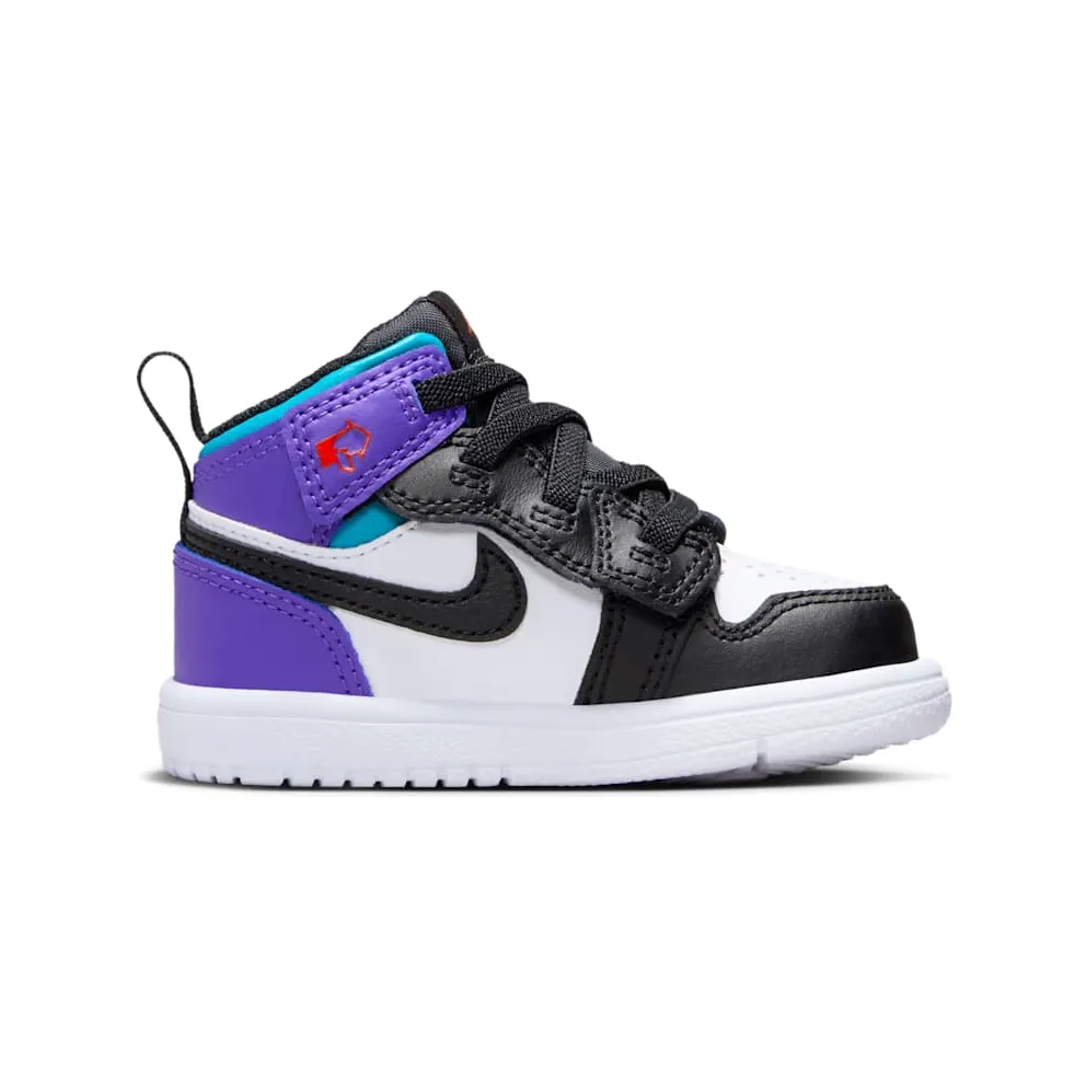 Jordan 1 Mid ALT White Bright Concord True Red Black (DR9744-154)