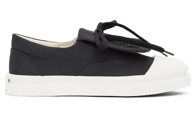 Loewe Black Anagram Flap Sneakers (L815282X20)