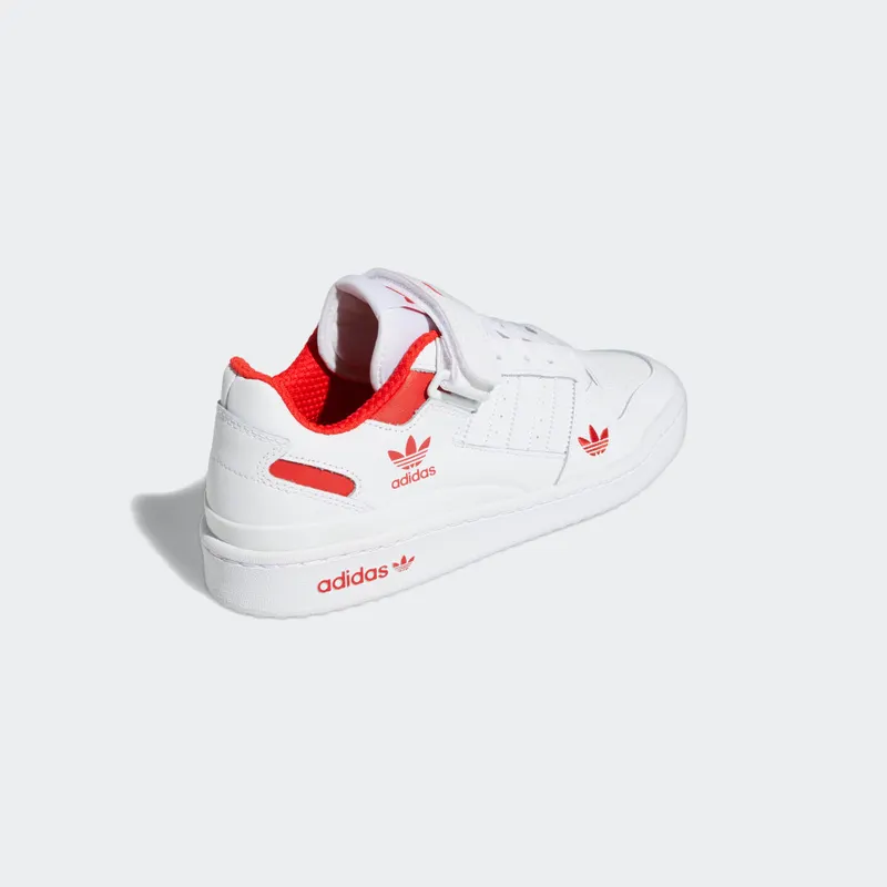 adidas Forum Low Cloud White / Red / Cloud White (H01674)