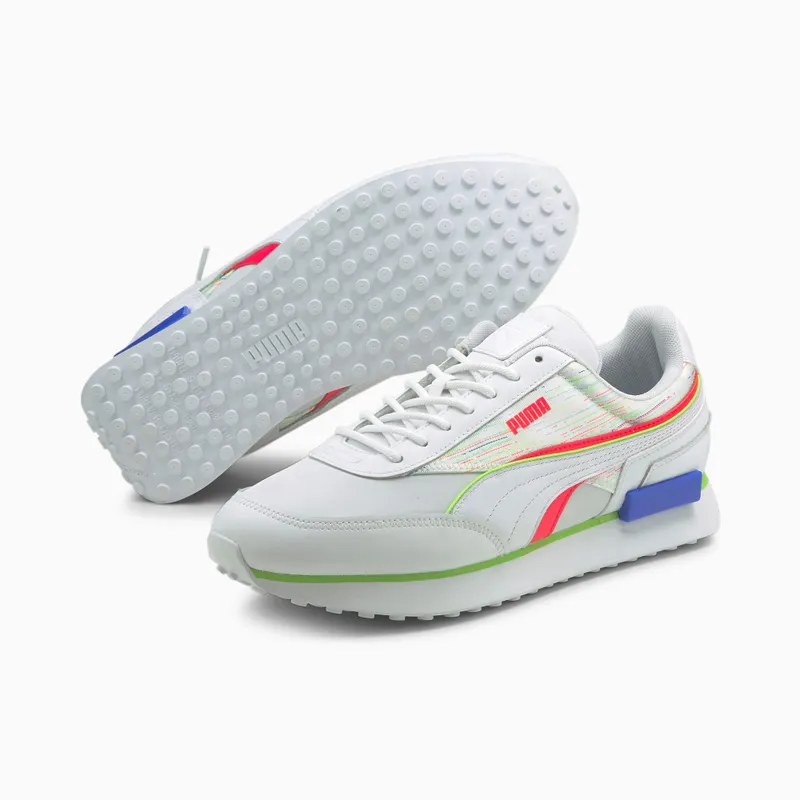 Puma Future Rider Double Spectra White/Green (382740-01)