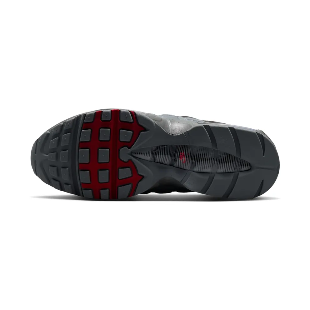 Nike Air Max 95 – “Black / Smoke Grey / Dark Smoke Grey / Tough Red” (HM4740-015)