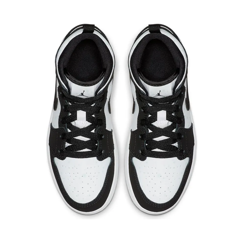 Jordan 1 Mid White Black Teal Tint (PS) White/Black-Teal Tint (BQ6932-103)