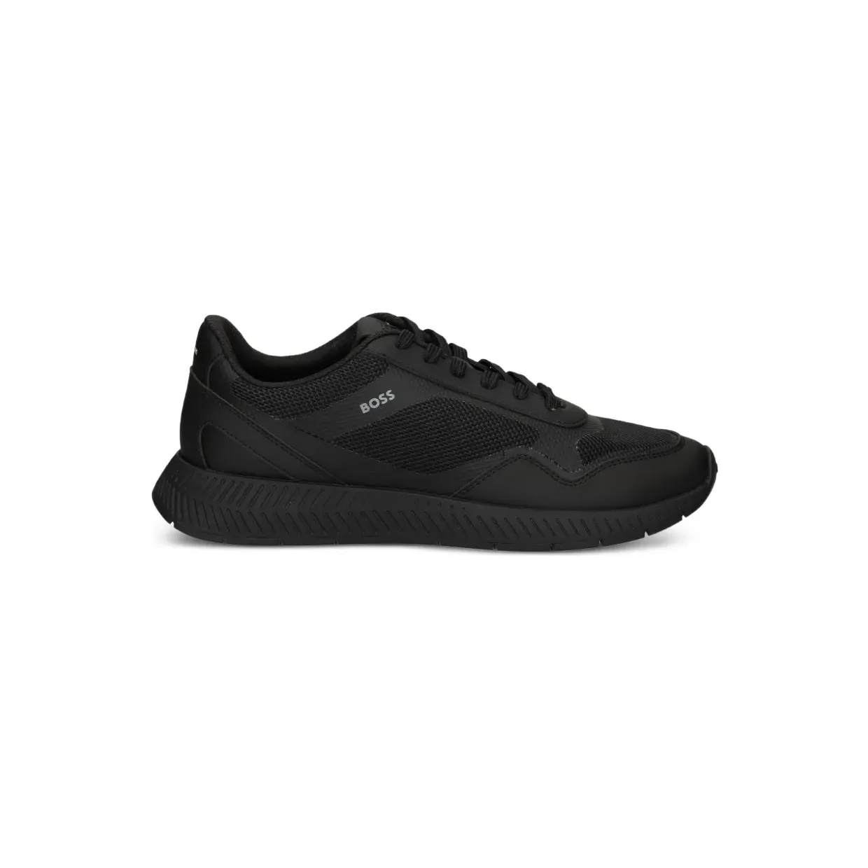 Hugo Boss Boss Mesh-Sneakers mit gerippter Sohle “Black” (50568928)