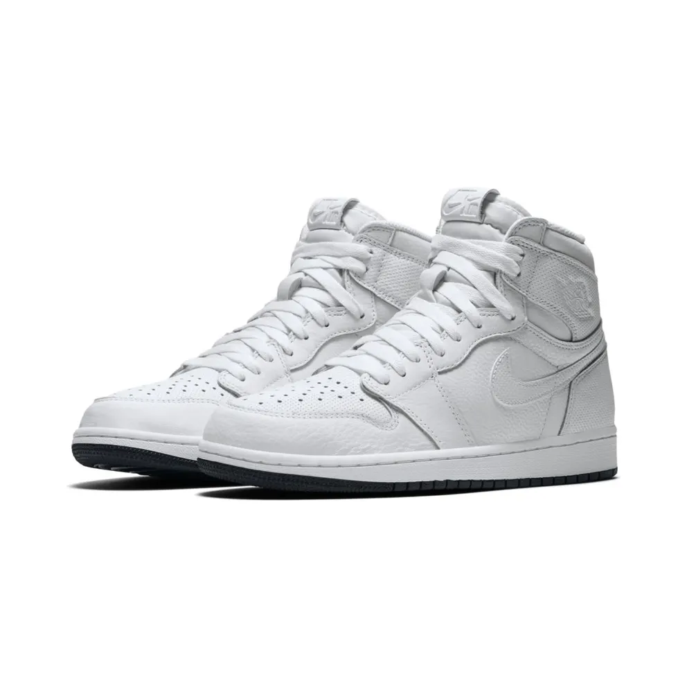 Jordan 1 Retro White Perforated White/Black-White (555088-100)