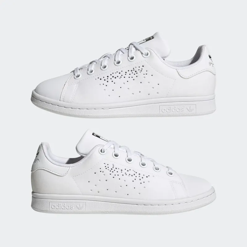 Adidas Stan Smith Cloud White / Cloud White / Silver Metallic (GZ7387)