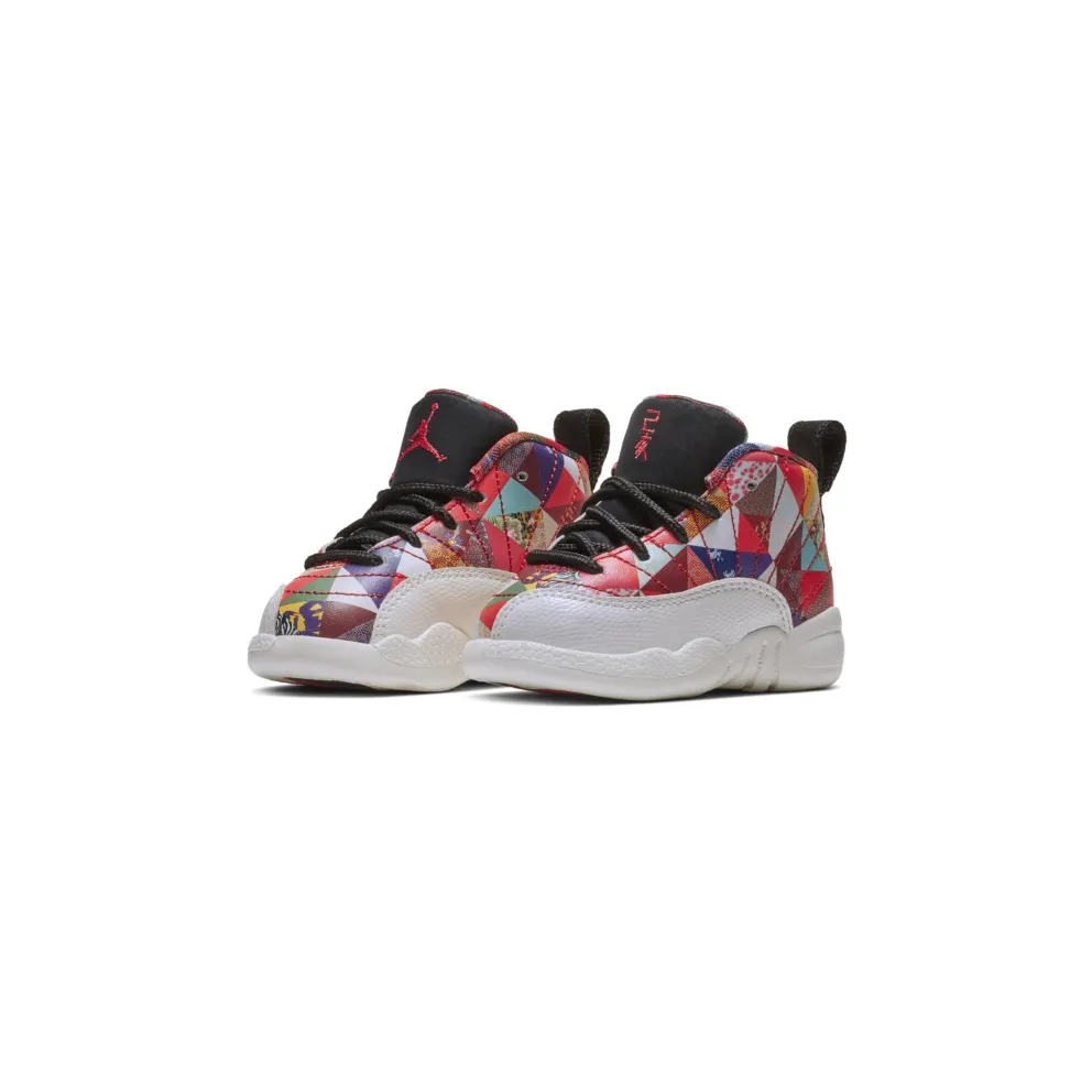 Jordan 12 Retro Chinese New Year 2019 (TD) True Red/True Red-Sail-Black (BQ6499-600)