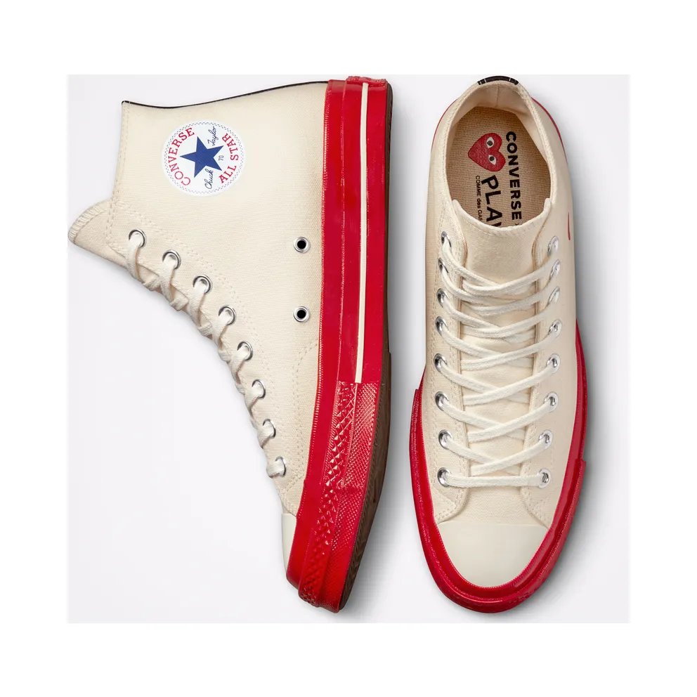 Converse Converse x Comme des Garçons PLAY Chuck 70 Pristine/Red/egret
