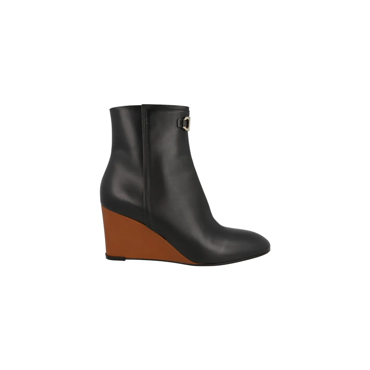 Ferragamo Catuja Leather Booties Black (01C807-751066-1C)