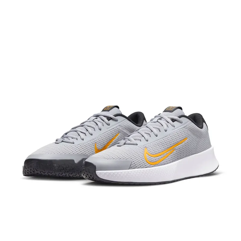 Nike Court Vapor Lite 2 HC Wolf Grey Black Laser Orange (DV2018-005)