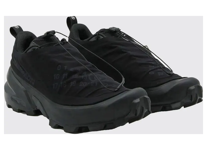 Maison Margiela Crossdust Nylon Sneakers with Drawstring Closure Black (SH1WS0026P7624HB422)