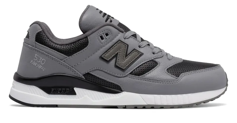 New Balance 530 Lux Leather Steel Grey Black Steel Grey/Black (M530VTA)