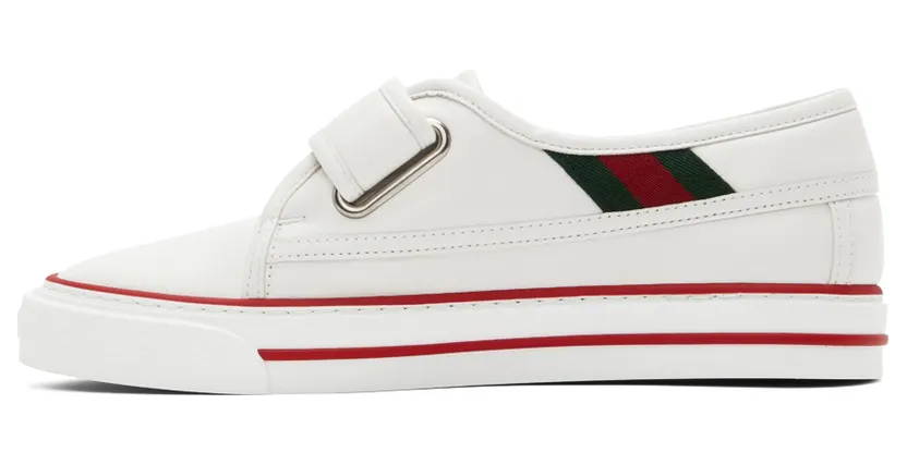 Gucci White ‘Gucci Tennis 1977’ Sneakers (694741 17L10) (3)