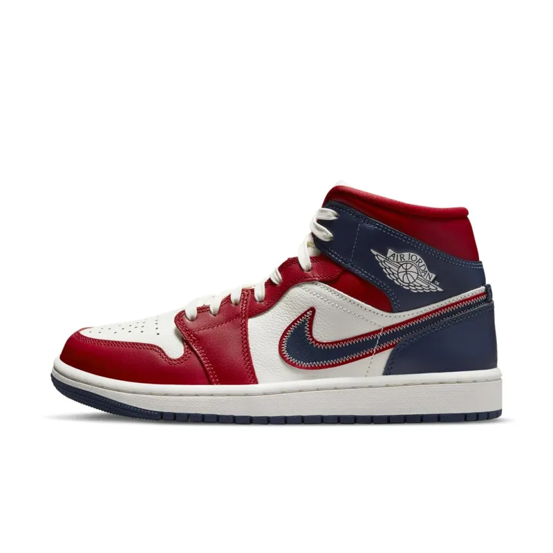 Jordan 1 Mid USA (2022) (W) (DQ7648-600)