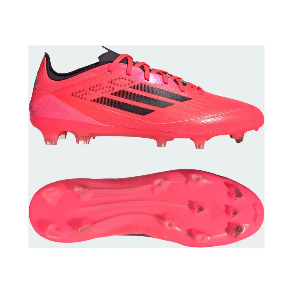 Adidas F50 Pro FG “Turbo Aurora Black Platinum Metallic” (IE0597)