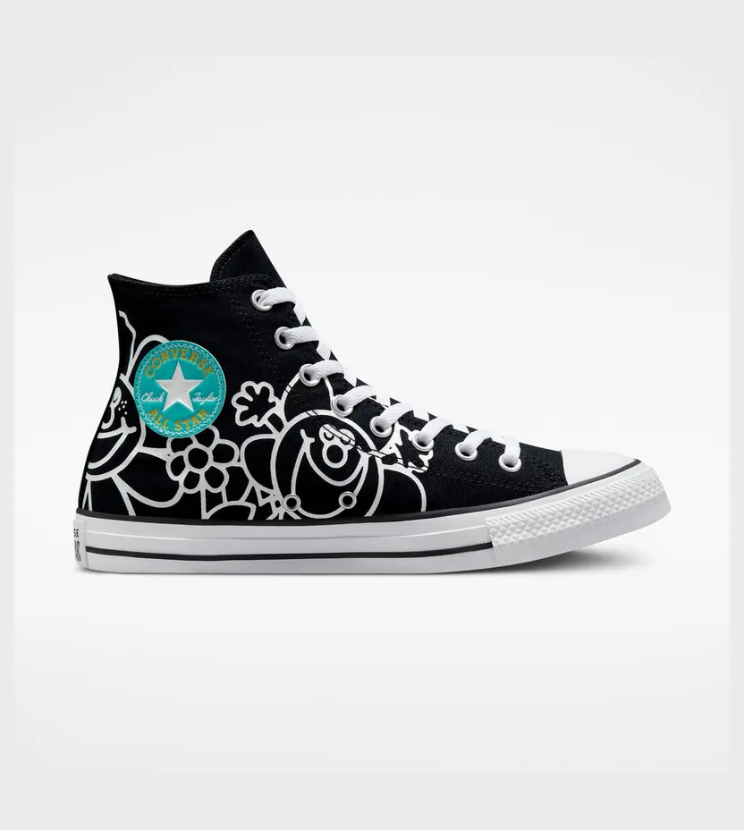 Converse Chuck Taylor All Star Floral Zwart/wit/light Dew (172864C)